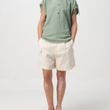 Camicia smanicata CFWWSI0179FRUT3043 621 WOOLRICH Sage 