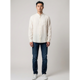 Camicia in lino CFWOSI2034MRUT5284 8270 WOOLRICH Arctic white 