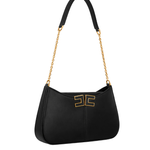 Borsa a spalla con dettaglio logo BS93A61E2 110 ELISABETTA FRANCHI Nero 