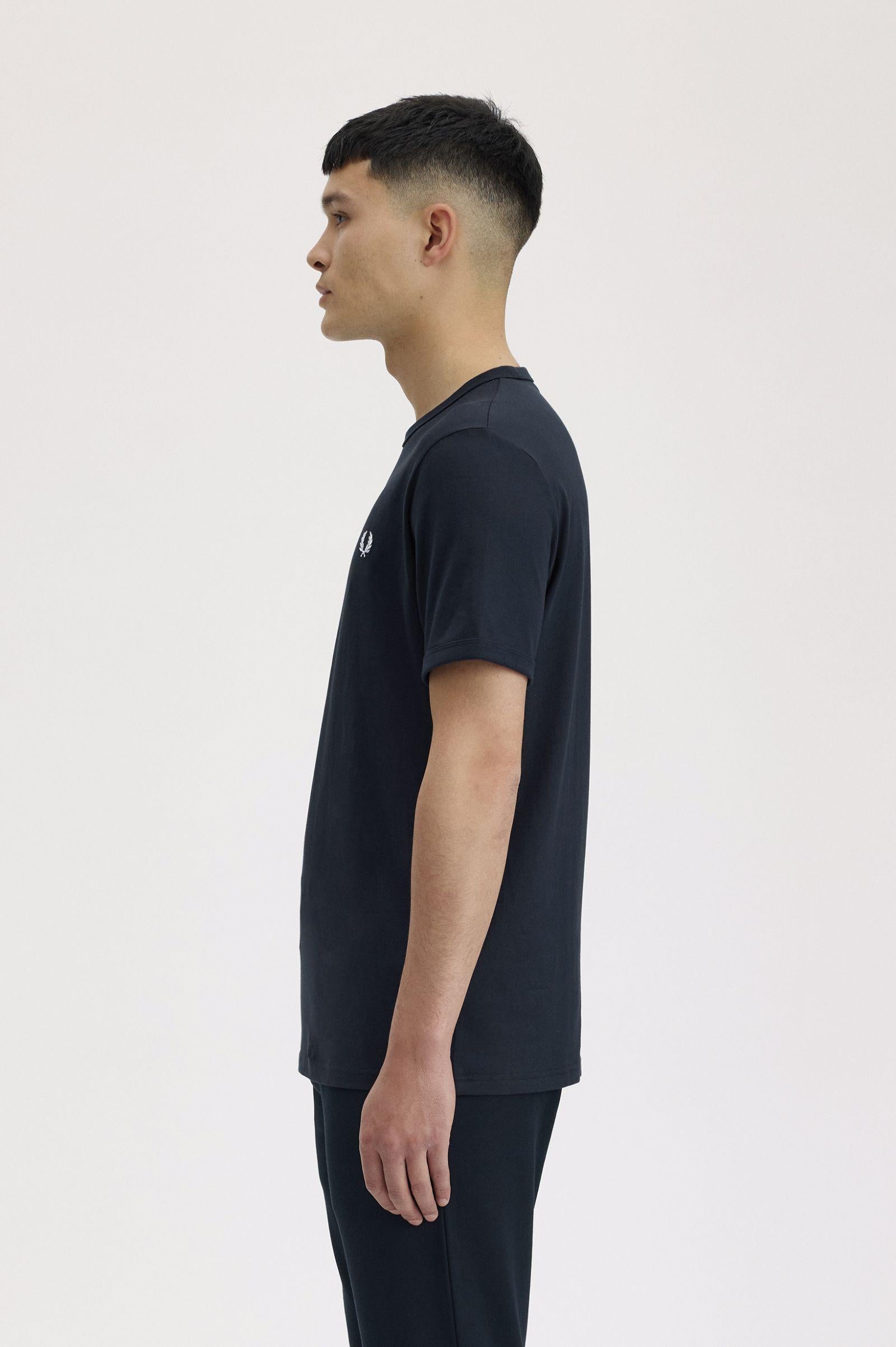 T-Shirt manica corta M3519 608 FRED PERRY Navy 