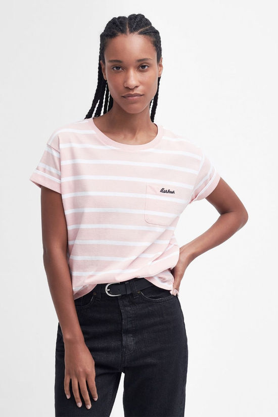 T-Shirt manica corta con tasca LTS0670 LTS PI35 BARBOUR Primrose prink 