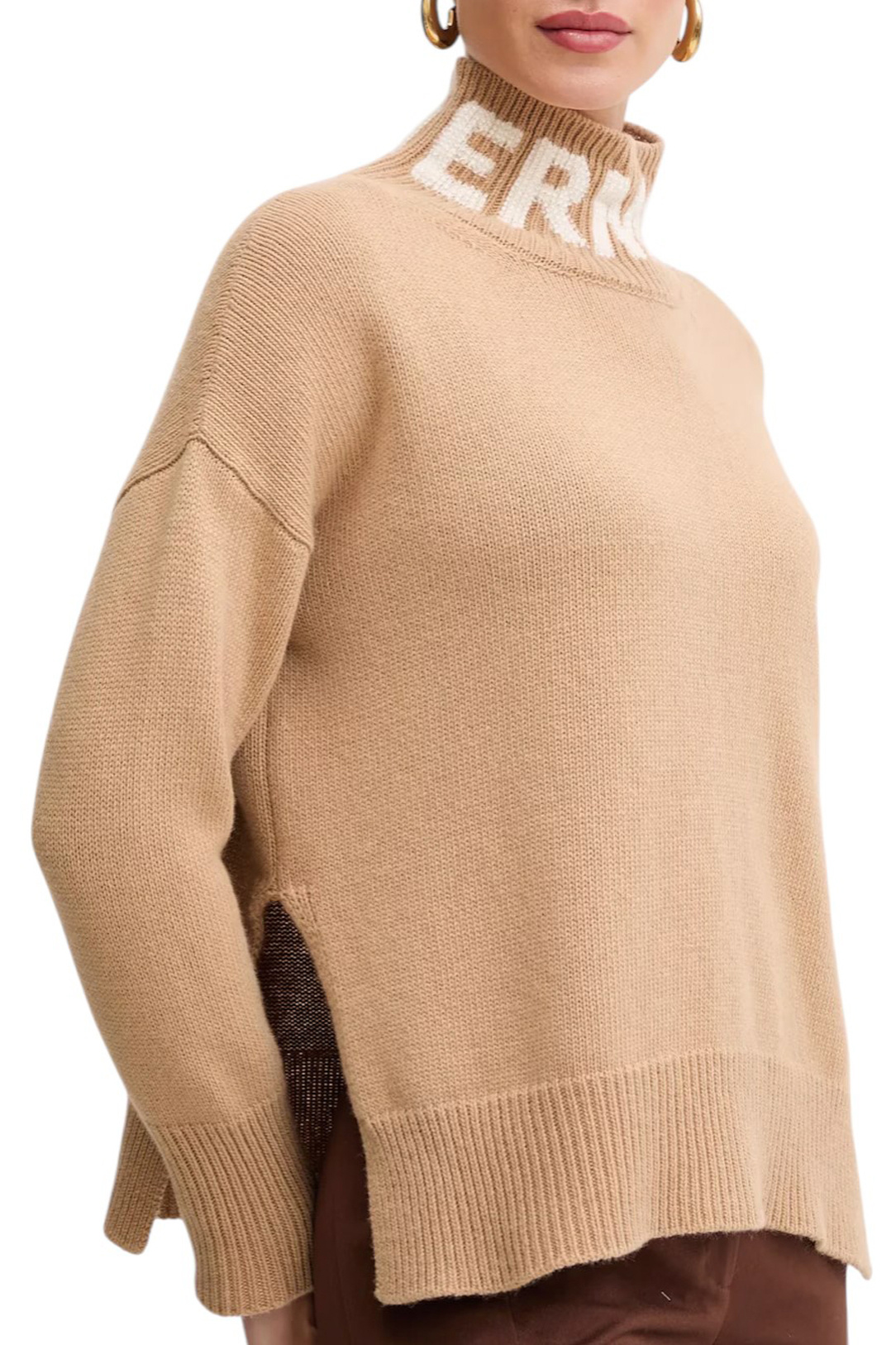 Maglia collo alto D47EM027EO1 MF713 ERMANNO FIRENZE Cammello 