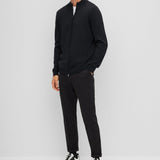 Maglia con zip 50468254 10241502 01 001 BOSS Black 