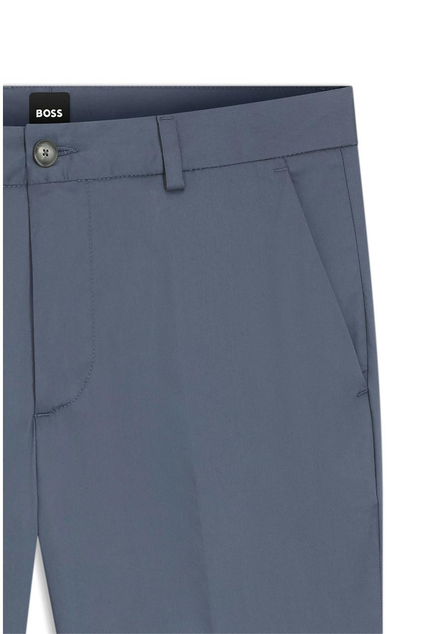 Pantalone in cotone elasticizzato 50553841 10276615 01 466 BOSS Open blue 
