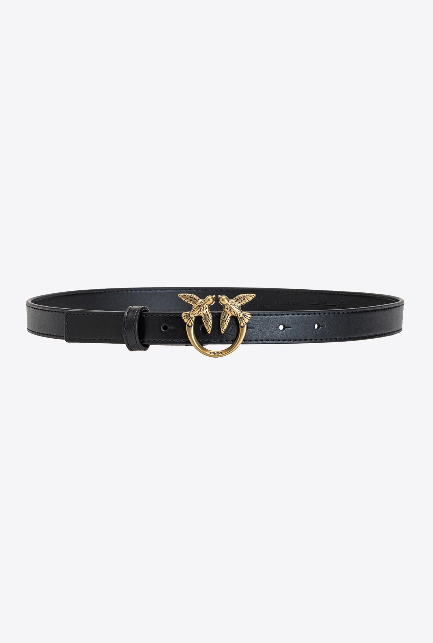 Cintura in pelle 1H212PY5H7 Z99Q PINKO Black/gold 