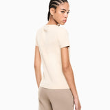 T-shirt in jersey elasticizzato Graphic Series 7W000993 AF18401 U1088 EA7 Beige 
