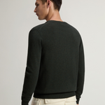Maglia girocollo in lambswoll CFWOKN0278MRUF0469 6006 WOOLRICH Greenstone 