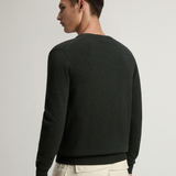Maglia girocollo in lambswoll CFWOKN0278MRUF0469 6006 WOOLRICH Greenstone 