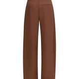 Pantaloni con cintura 106492A2W6 L78 PINKO Marrone terra x piante 