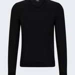 Maglia in lana merinos 50468261 10241495 01 001 BOSS Black 