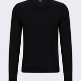 Maglia in lana merinos 50468261 10241495 01 001 BOSS Black 