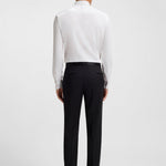 Camicia con collo in piedi e polso da gemelli 50550662 10272509 01 100 BOSS White 