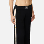 Pantaloni in maglia con bande in viscosa lucida KP74S61E2 685 ELISABETTA FRANCHI Nero/burro 