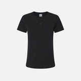 T-shirt maniche corte logo ricamato 100355A2HN Z99 PINKO Nero 
