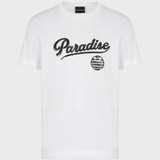 T-Shirt in jersey mercerizzato con decoro paillettes 3R1TBH 1JSAZ 0186 EMPORIO ARMANI White 