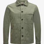 Giacca camicia in cotone CFWOOS2042MRUT5262 6667 WOOLRICH Smokey olive 