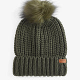 Cappello con pon pon LHA0336 LHA OL31 BARBOUR Olive 