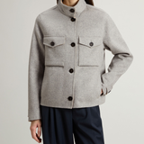 Giacca in misto lana CFWWOU2102FRUT5012 103 WOOLRICH Light gray melange 
