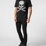T-Shirt girocollo Skull&Bones MTK6188 PJY002N 02 02 PHILIPP PLEIN Black 