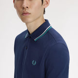 Polo manica corta M3600 86A FRED PERRY Tnsbl/snwht/dpmt 