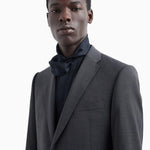 Abito slim fit in lana stretch EM000478 TE10971 O8004 EMPORIO ARMANI Dark grey melange 