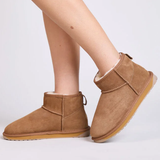 Stivali in suede con shearling STINGER MICRO W10937 CHES EMU AUSTRALIA Chestnut 