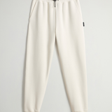 Pantaloni in misto cotone felpato CFWWTR0183FRUT3865 8743 WOOLRICH Milky cream 