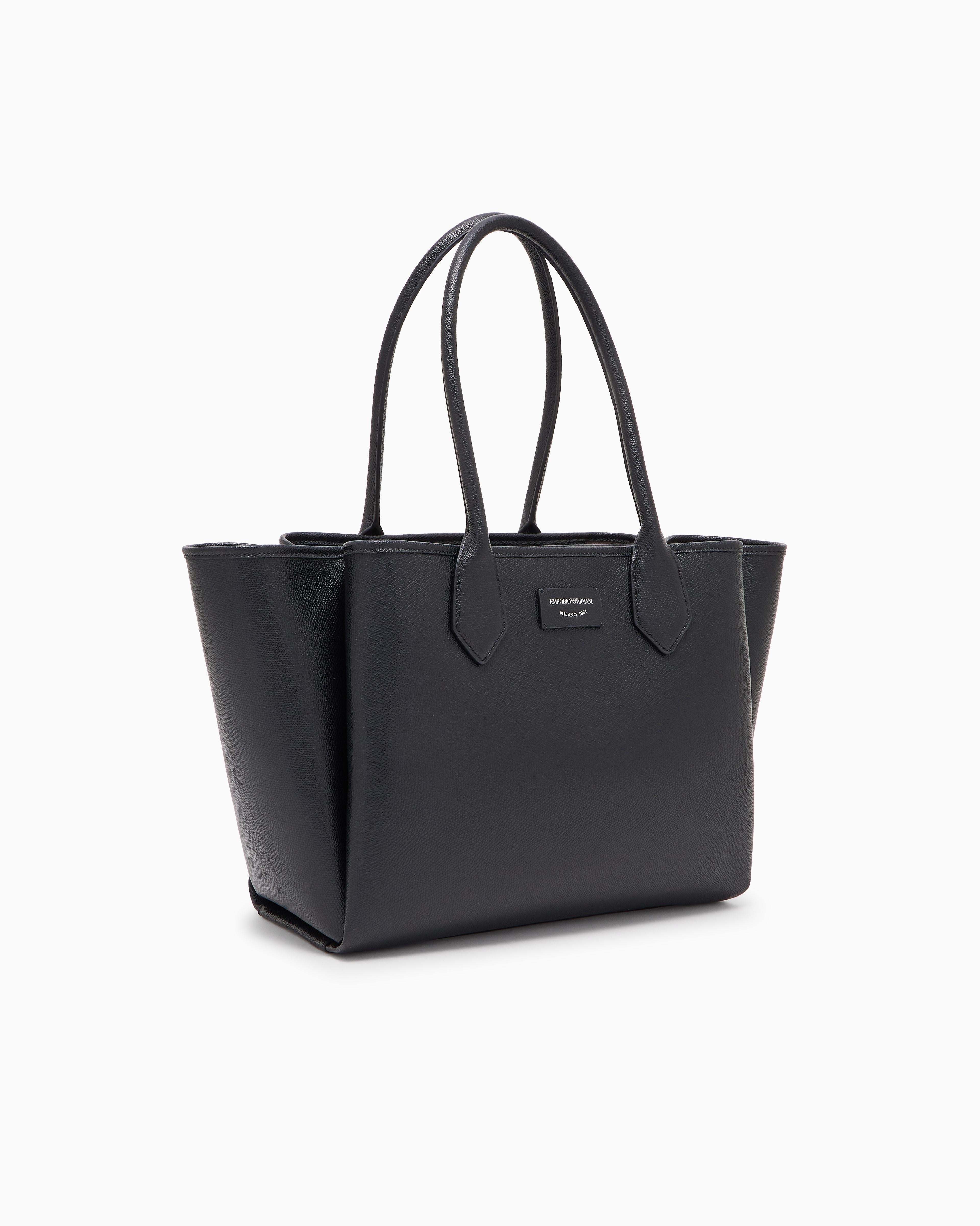 Borsa in ecopelle EW002330 AF17799 MC149 EMPORIO ARMANI Nero/taupe 