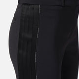 Pantaloni in crêpe leggero con dettagli smoking PA08856E2 110 ELISABETTA FRANCHI Nero 