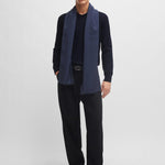 Maglia scollo a V 50506042 10255193 01 404 BOSS Dark blue 