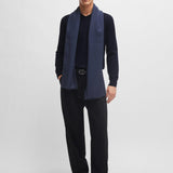 Maglia scollo a V 50506042 10255193 01 404 BOSS Dark blue 