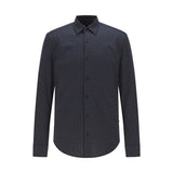 Camicia in jersey microfantasia ROAN_F 10235151 01 405 BOSS Blue 