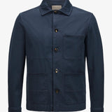 Giacca camicia in cotone CFWOOS2042MRUT5262 3989 WOOLRICH Melton blue 