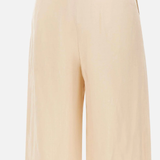 Pantaloni crop in tela ramié 2616131012600 060 MAX MARA STUDIO Corda 