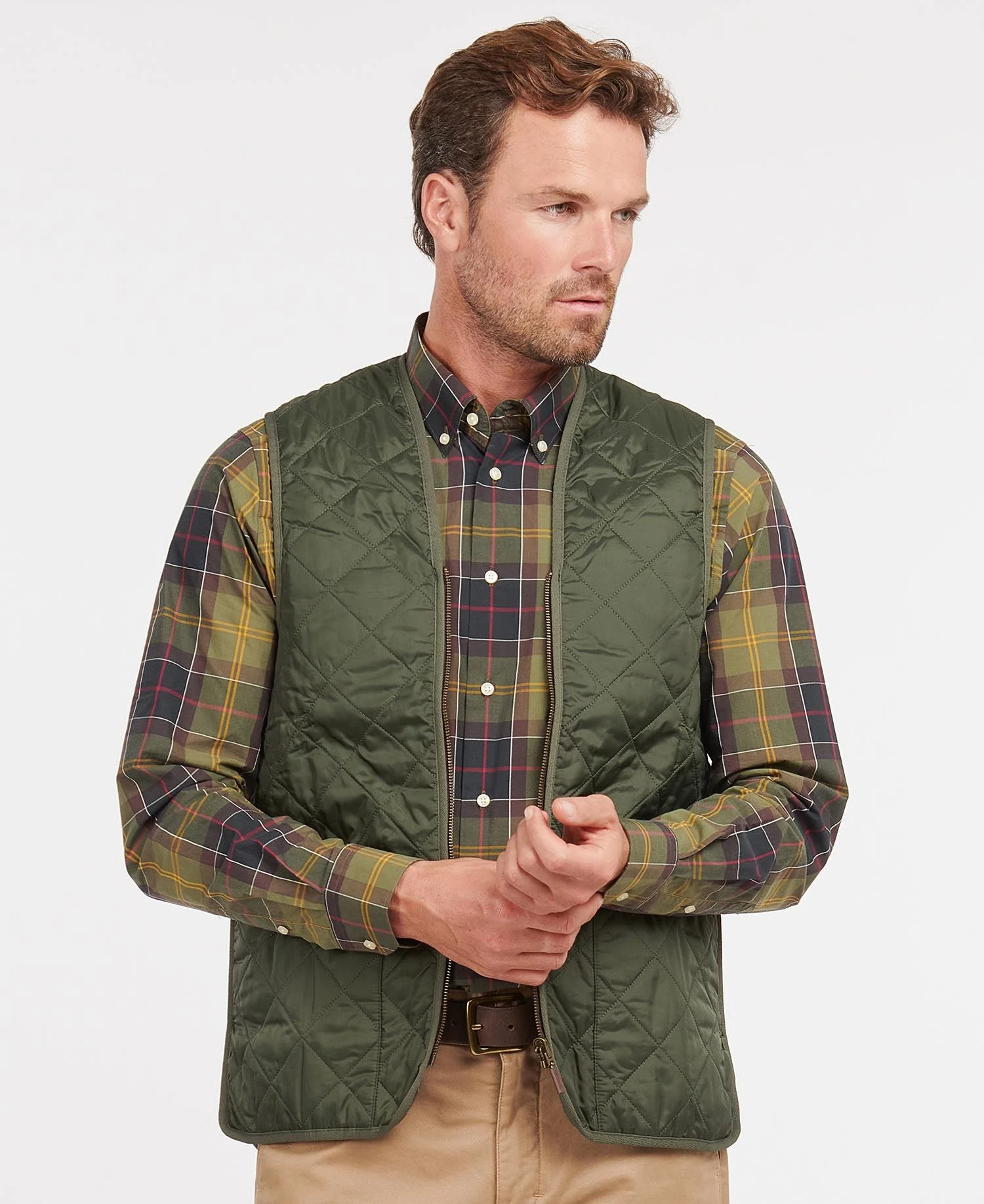 Gilet trapuntato MLI0001 MLI GN92 BARBOUR Green 