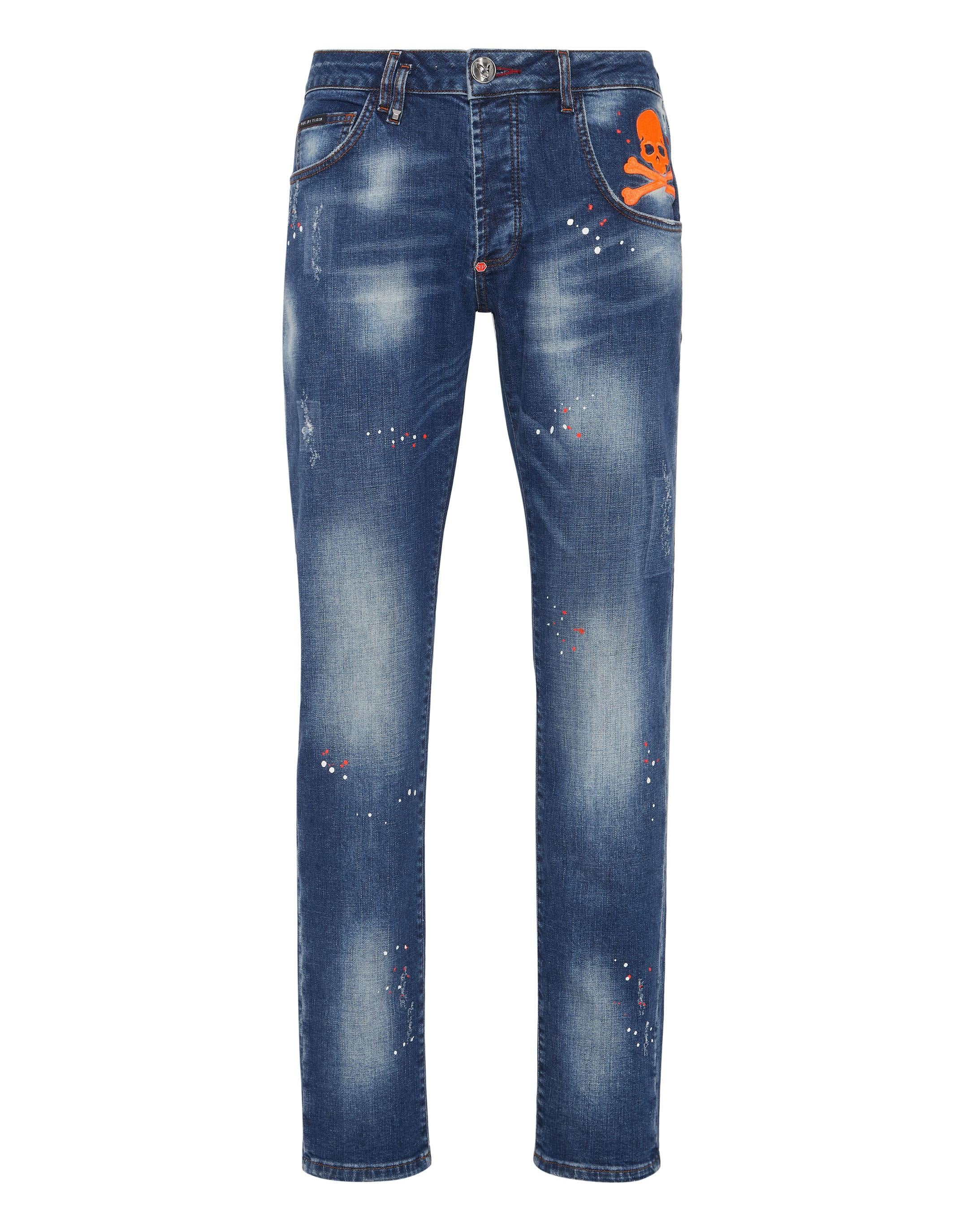 Jeans stone washed MDT3678 PDE004N 08DN PHILIPP PLEIN Clockwork orange 