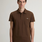Polo in puro cotone CFWOPO2004MRUT4061 10026 WOOLRICH Slate black 