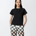 T-shirt mini logo 100373A228 Z99 PINKO Nero 