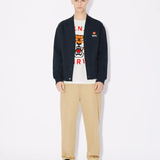 Cardigan in felpa FD55SW4464ME 77 KENZO Midnight 