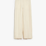 Pantalone ampio in lino lavato 2415131022 035 MAX MARA WEEKEND Burro 