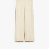 Pantalone ampio in lino lavato 2415131022 035 MAX MARA WEEKEND Burro 