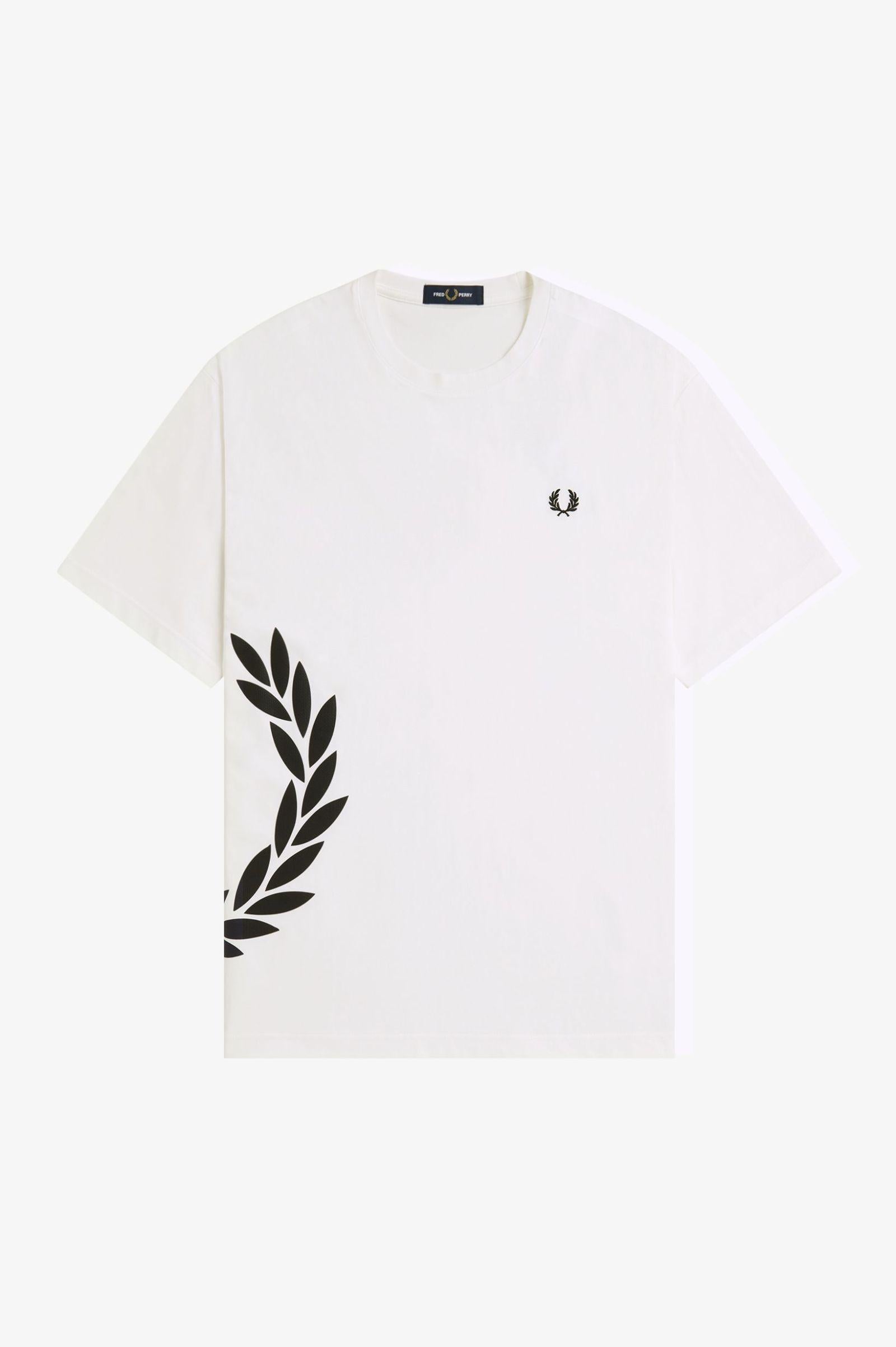 T-Shirt manica corta M2440 129 FRED PERRY Snow white 