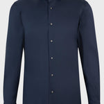 Camicia slim fit in cotone elasticizzato 50479915 10151300 03 410 BOSS Blue 