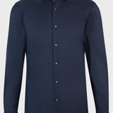 Camicia slim fit in cotone elasticizzato 50479915 10151300 03 410 BOSS Blue 