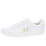 Sneaker in pelle e gomma B6312 T31 FRED PERRY White/milano/gold 