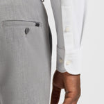 Camicia slim fit in tessuto performance 50545163 10268245 01 100 BOSS White 