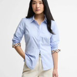 Camicia in cotone oxford LSH1409 LSH BL13 BARBOUR Pale blue/hessian tartan 