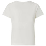 T-Shirt manica corta 100373A34F Z05 PINKO Bianco-biancaneve 