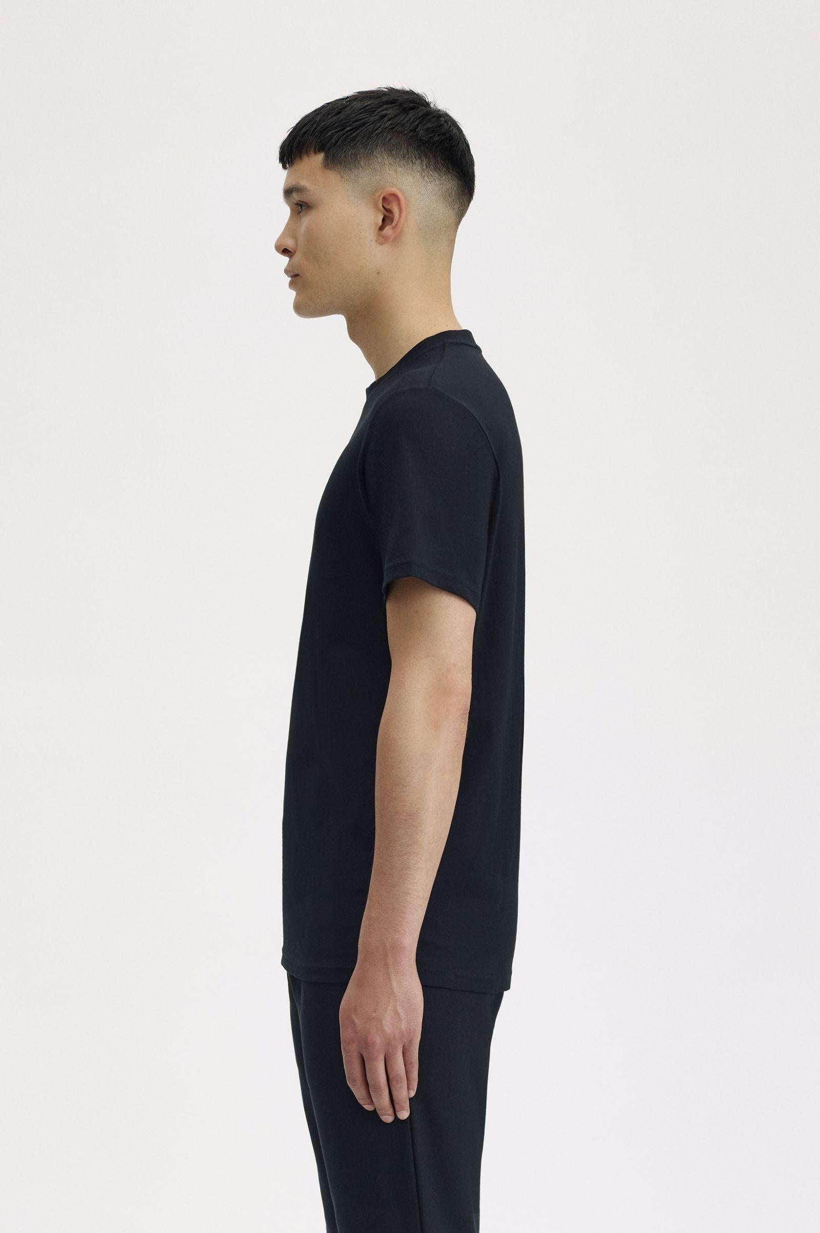 T-Shirt manica corta M4580 102 FRED PERRY Black 