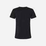 T-shirt maniche corte logo ricamato 100355A2HN Z99 PINKO Nero 